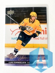2023-24 Upper Deck Series 1 Young Guns Luke Evangelista #221 Nashville Predators
